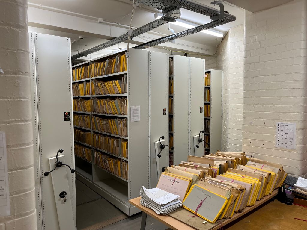 The deeds vault.