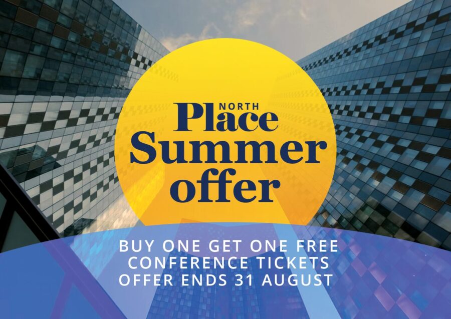Summer deal: 2 for 1 on conference tickets - Place Yorkshire